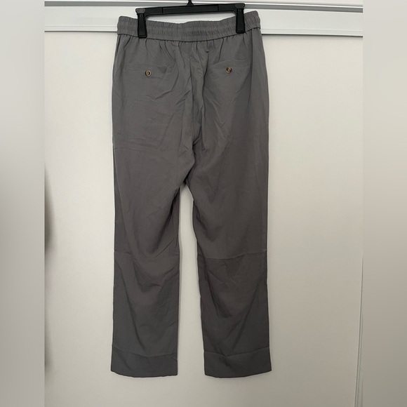 BNWT Iwoo Gray Linen/Cotton Blend Pants - Picture 2 of 3